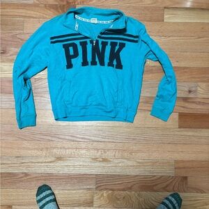 PINK Victoria's Secret Teal Sweatshirt